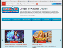 Tablet Screenshot of juegosdeobjetosocultos.com